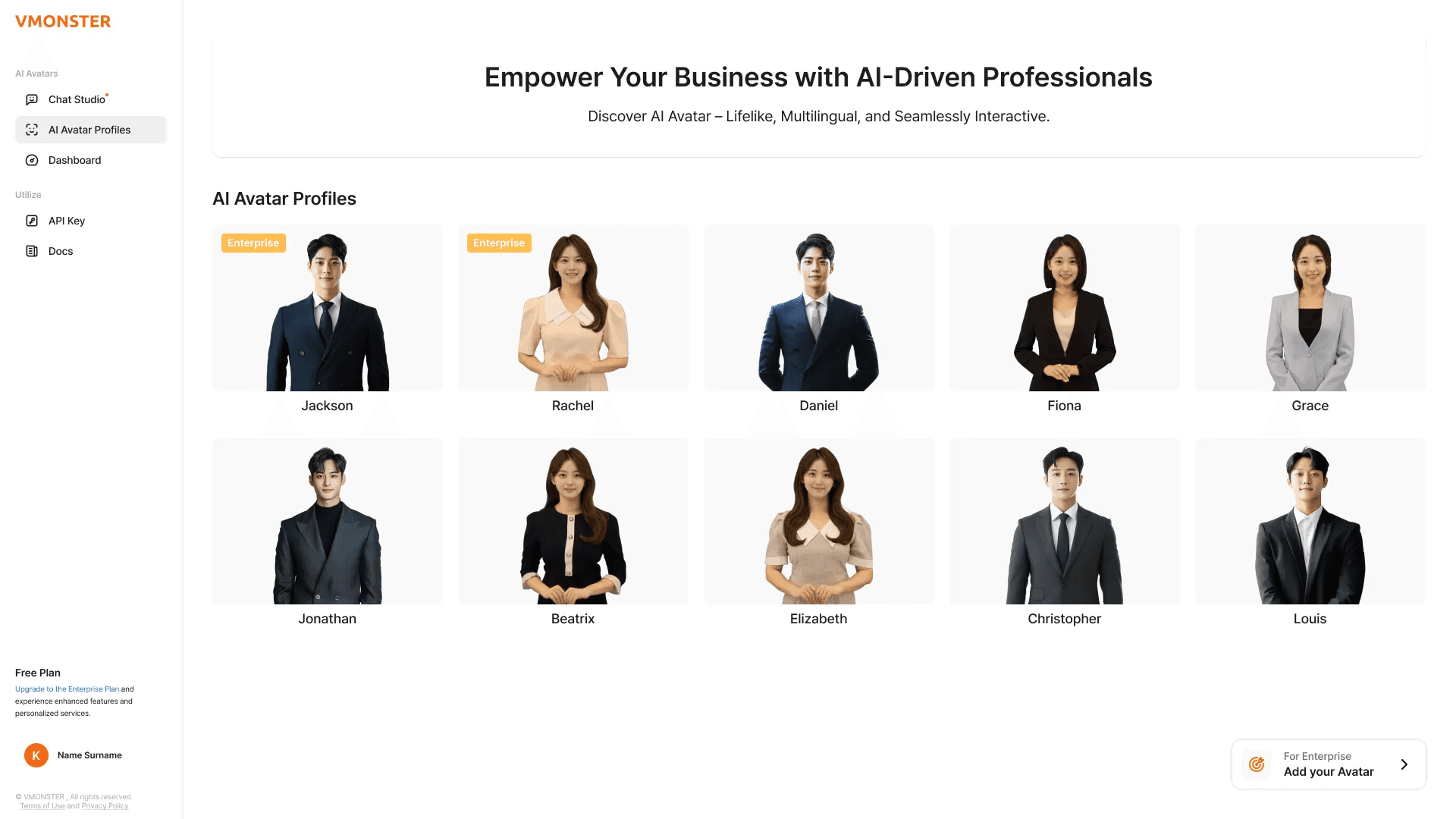 AI Avatar Profiles