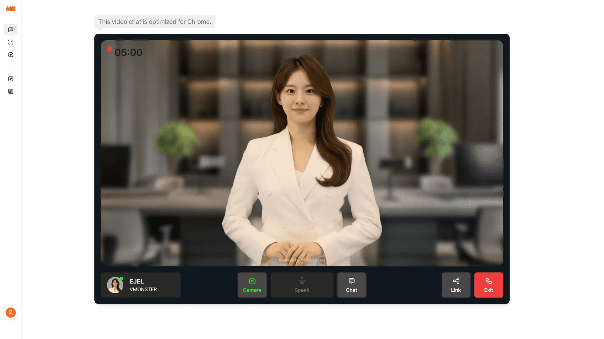 Chat Studio 화상통화 UI